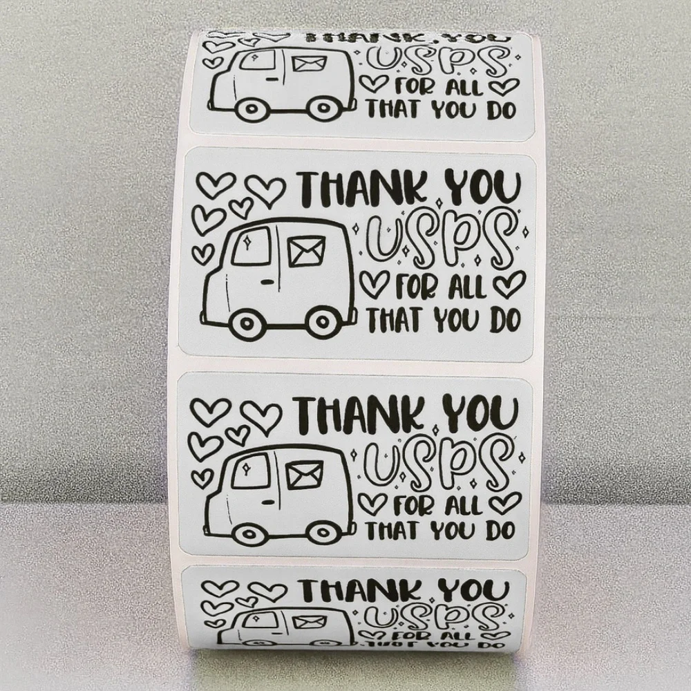 Thank You USPS Stickers – Mail Carrier Appreciation Labels for Packages 2